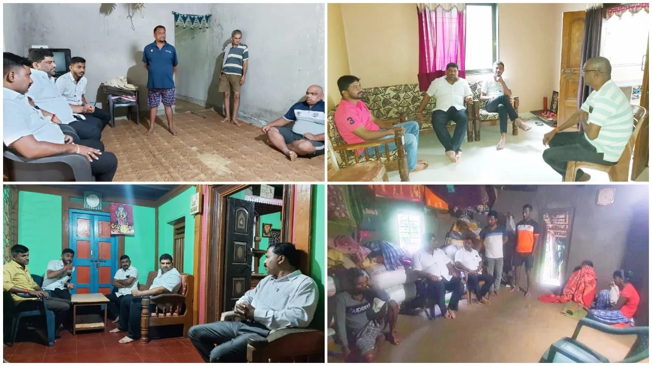 <em>कोळेकर कुटुंबियांना आमदार वैभव नाईकांची सांत्वन भेट…!</em>