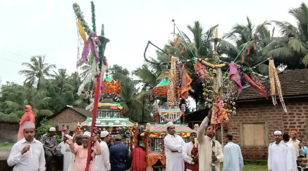मसुरेत मोहरम निमित्त ताबूत मिरवणूक…!