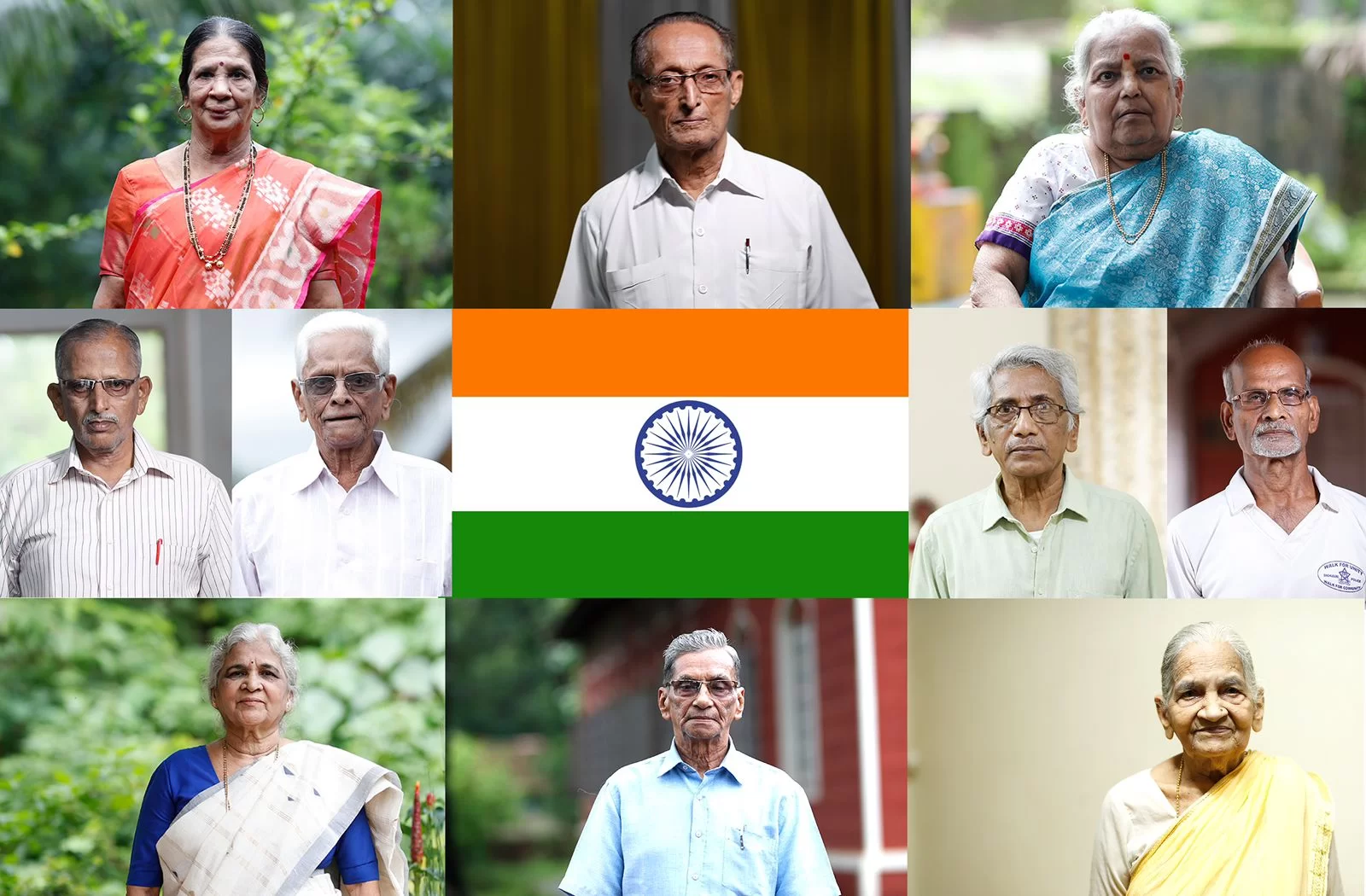 स्वातंत्र्याच्या साक्षीदारांनी गायले राष्ट्रगीत..!