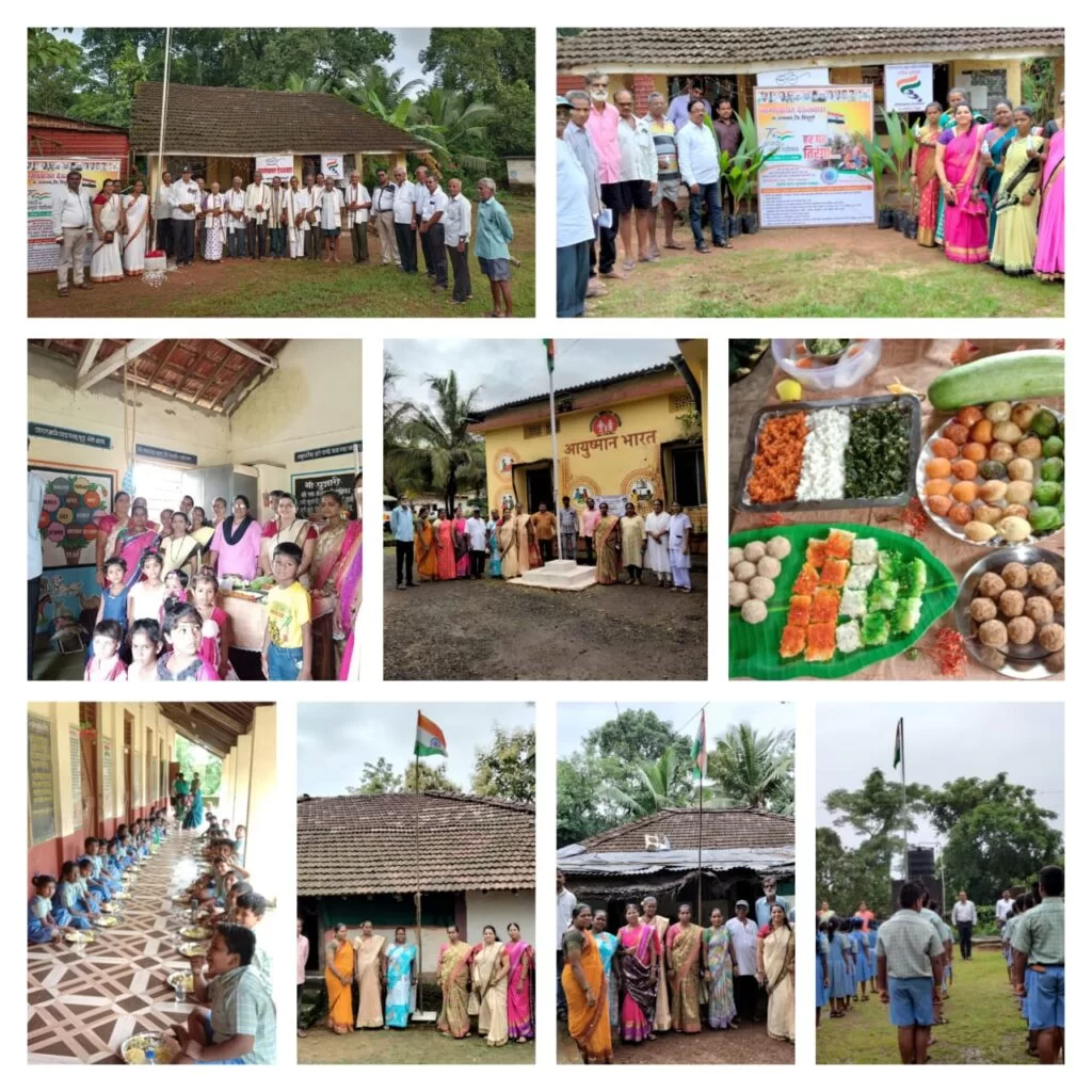 <em>स्वातंत्र्याचा अमृत महोत्सव देऊळवाडा येथील ग्रामपंचायत कार्यालय,जि.प.शाळा,भरतगड हायस्कूल मध्ये विविध कार्यक्रमांनी साजरा…..!</em>