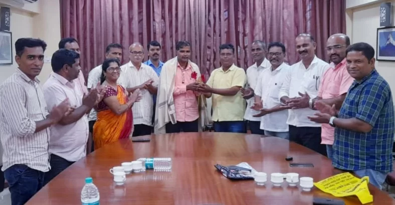 भाजपा किसान मोर्चाची " सेवा पंधरवडा " नियोजन बैठक संपन्न.