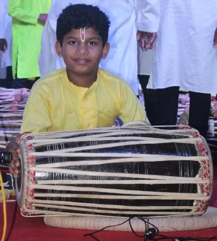 पखवाज वादन परीक्षेत कासार्डे विद्यालयाचा कु. अश्मेष लवेकर याचे यश.