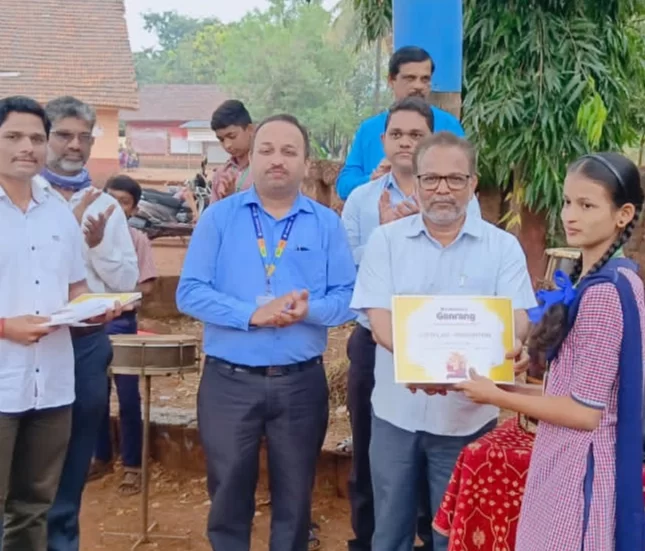 चित्रकला स्पर्धेत शिरगांव हायस्कूलच्या विद्यार्थ्यांचे यश..!