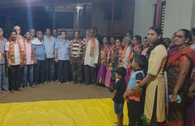 कणकवलीतील भिरंवडे बिबवणे वाडीतील ५० कार्यकर्ते भाजपात सामील..!