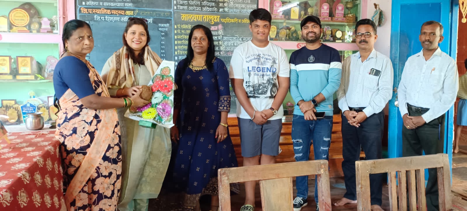 उद्योजिका सुषमा सावंत यांचा मसुरे येथे सत्कार..!