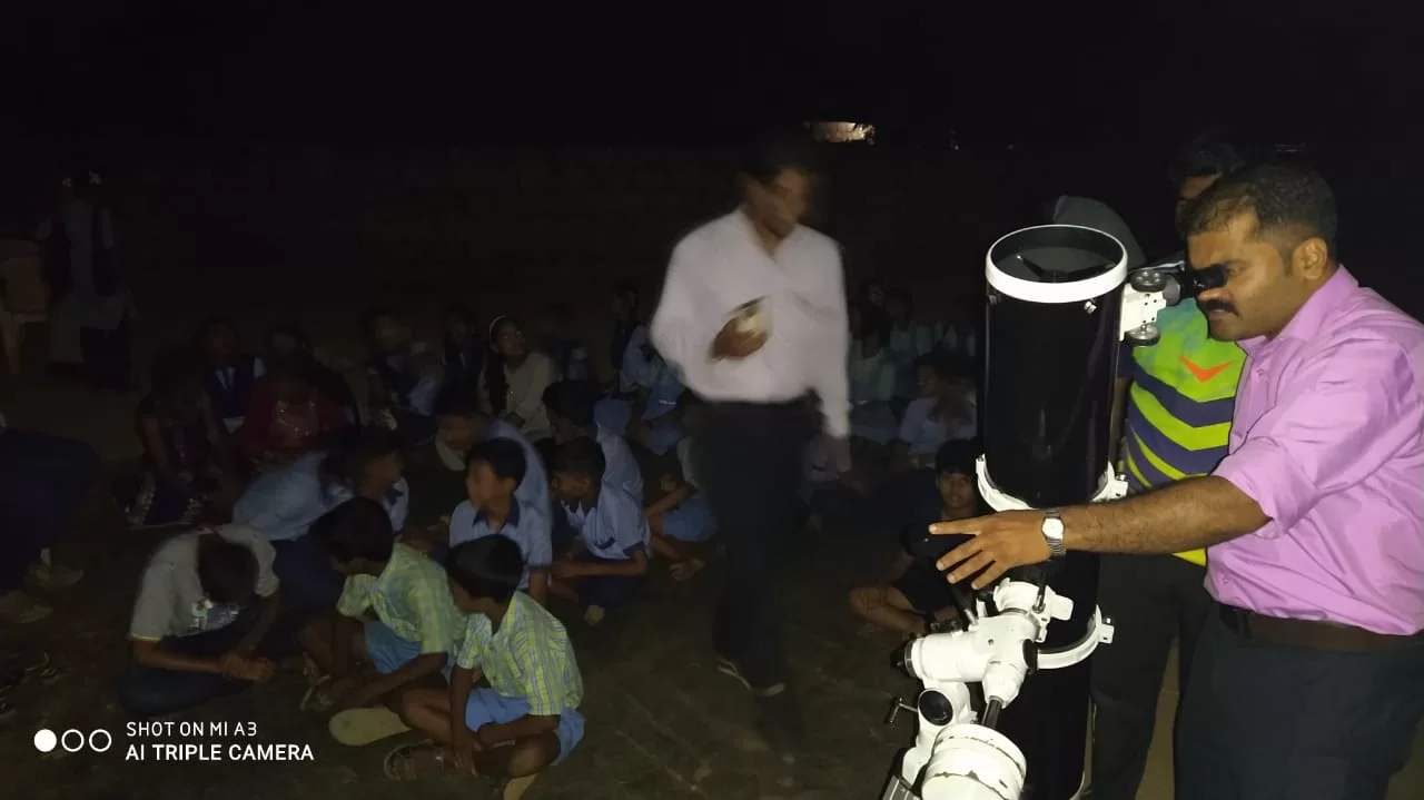खुडी येथे अवकाश दर्शन कार्यक्रम!