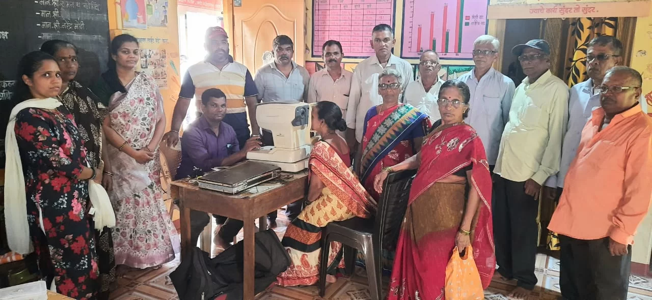 हडी येथिल नेत्र चिकित्सा शिबिराचा ८० रुग्णांना लाभ