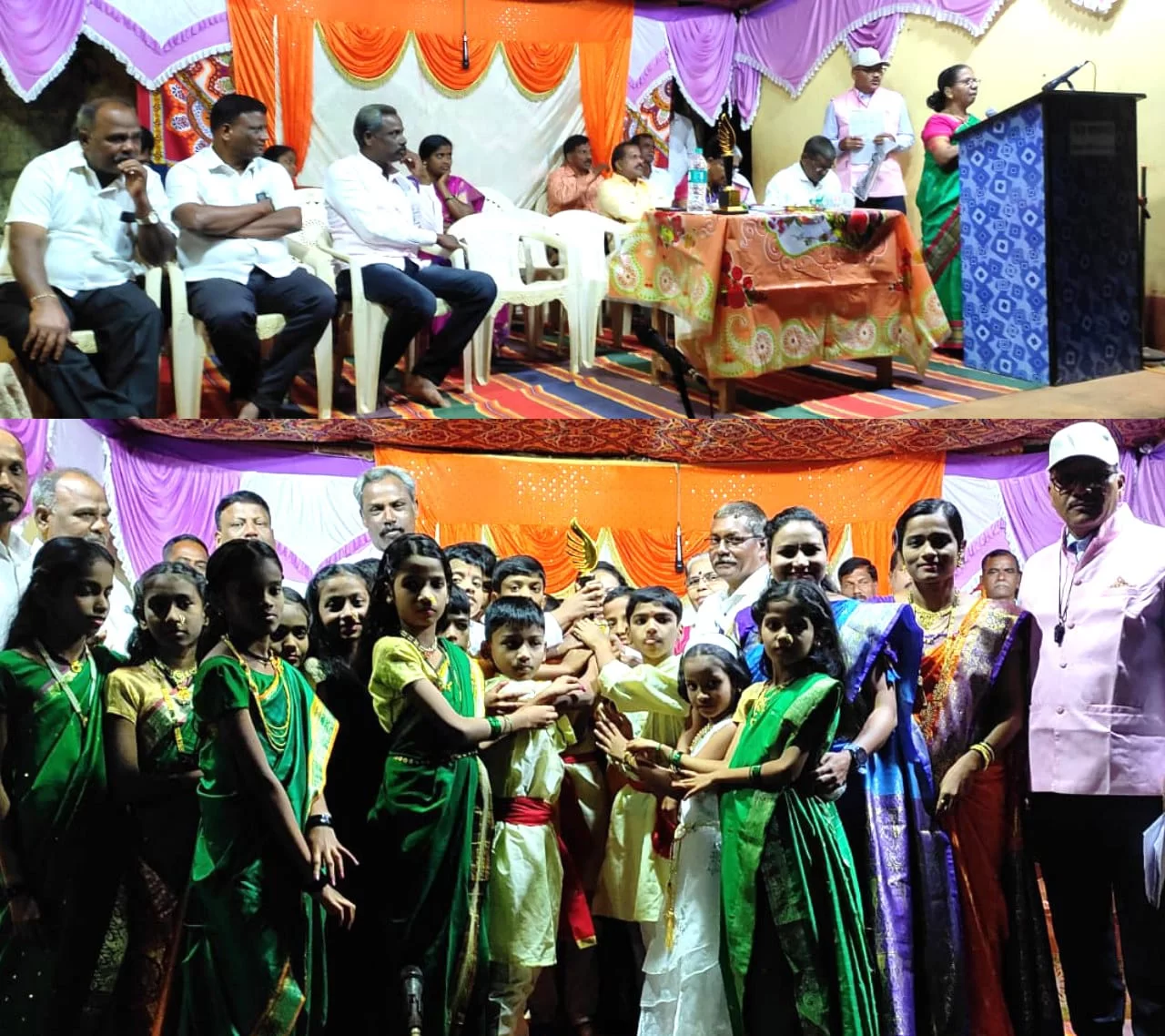 साळशी केंद्र शाळेतील गुणवंत विद्यार्थ्यांचा गुण गौरव ; शाळेचे वार्षिक स्नेहसंमेलन देखील उत्साहात संपन्न.