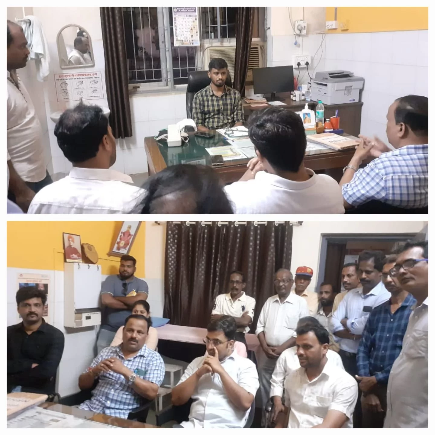 शिरोडा उपजिल्हा रूग्णालयातील समस्या जाणून घेण्यासाठी भाजपा वैद्यकीय आघाडी प्रदेश सह संयोजक डाॅ.अमेय देसाई साहेब यांची भेट