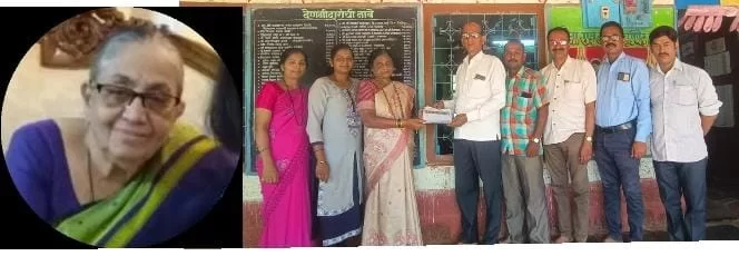 केंद्रशाळा मसुरे क्र. शाळेच्या ८० वर्षाची माजी चिरतरुण विद्यार्थिनी श्रीम.सीमा सावंत/साटम (दिल्ली)यांची मसुरे नं.१ शाळेला एक लाखाची शैक्षणिक मदत.