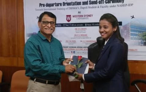 Malvan (Deulwada) bornt BSC forestry student Ms. Manasi Umesh Dichwalkar will represent India for the international training at 'Western Sydney University..!'