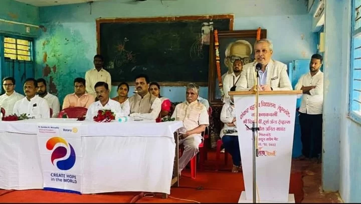 शंकर महादेव विद्यालय कुंभवडे येथे ७७वा स्वातंत्र्य दिन उत्साहात साजरा..