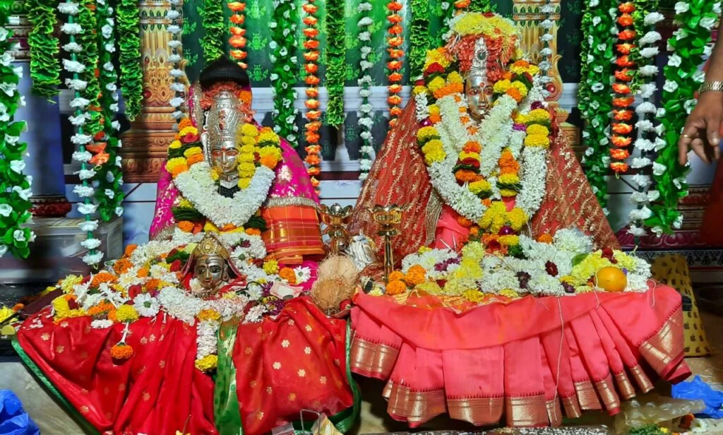 बांदिवडेत श्री पावणाई भगवती मंदिर येथे दुसरा वार्षिक गोंधळ उत्सव भक्तीचैतन्यात संपन्न.