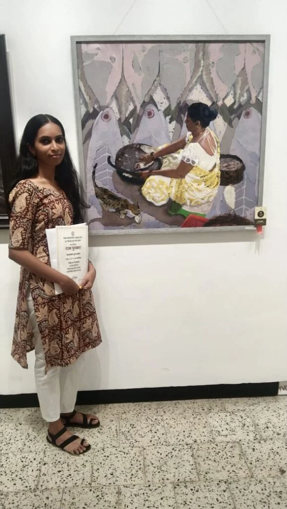 पळसंब गावाची सुकन्या कु. पूजा अशोक पळसंबकर हिला महाराष्ट्र शासनाचा राज्य पुरस्कार प्रदान ; कला संचालनालय महाराष्ट्र राज्य कला प्रदर्शनात साकारलेल्या चित्राला व रंगकामाला मिळाली यथोचित दाद.