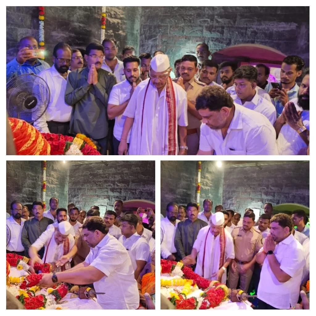 किल्ले सिंधुदुर्गवर आमदार वैभव नाईक यांच्या प्रमुख उपस्थितीत शिवजयंती सोहळा उत्साहात साजरा ; शिवराजेश्वर मंदिराच्या नुतनीकरणानंतर सोहळ्याचे प्रथम वर्ष.