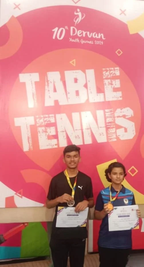 डेरवण येथील खुल्या टेबल टेनिस स्पर्धेत कोरगांवकर्स मालवण टेबल टेनिस ॲकॅडमीचे यश.