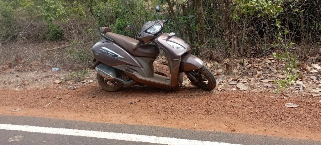 गवारेड्याच्या हल्ल्यात दुचाकीस्वार जबर जखमी..!