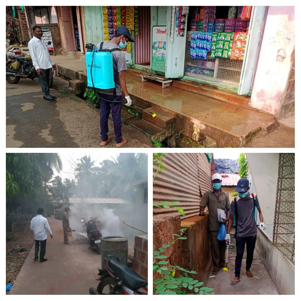 मालवण नगरपरीषद आरोग्य विभागामार्फत डास प्रतिबंधक फवारणी आणि  धूर (फॉगींग) फवारणी सुरु.