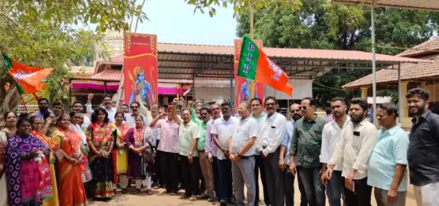 केंद्रीय मंत्री नारायण राणेंची उमेदवारी जाहीर होताच मालवण भाजपा कडून उत्साहपूर्ण जल्लोष..!