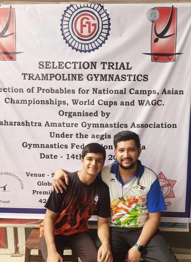 प्रबोधनकार ठाकरे क्रीडा संकुल विलेपार्लेचा जिम्नॅस्ट आध्यान देसाई याची भारतीय संघात निवड.