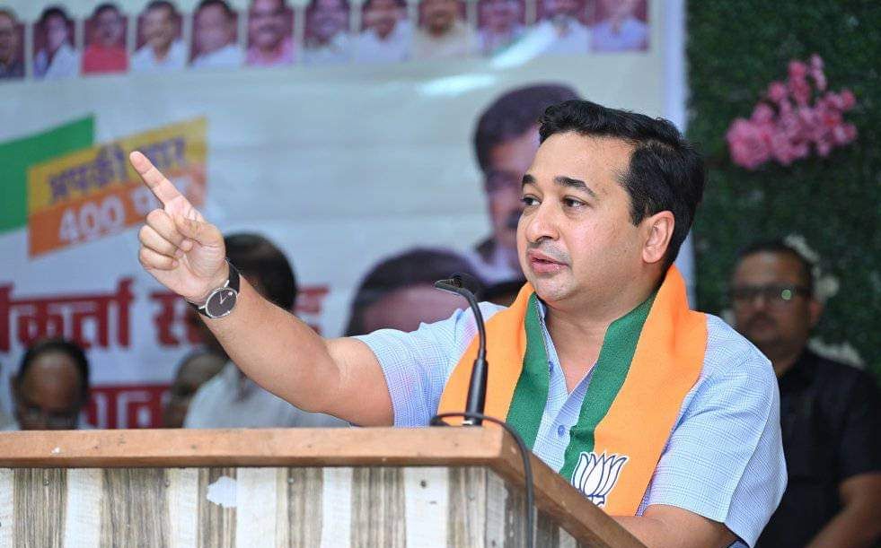 पालघर लोकसभा मतदार संघाचे भाजपचे सह निरीक्षक म्हणून आमदार नितेश राणे यांची नियुक्ती.
