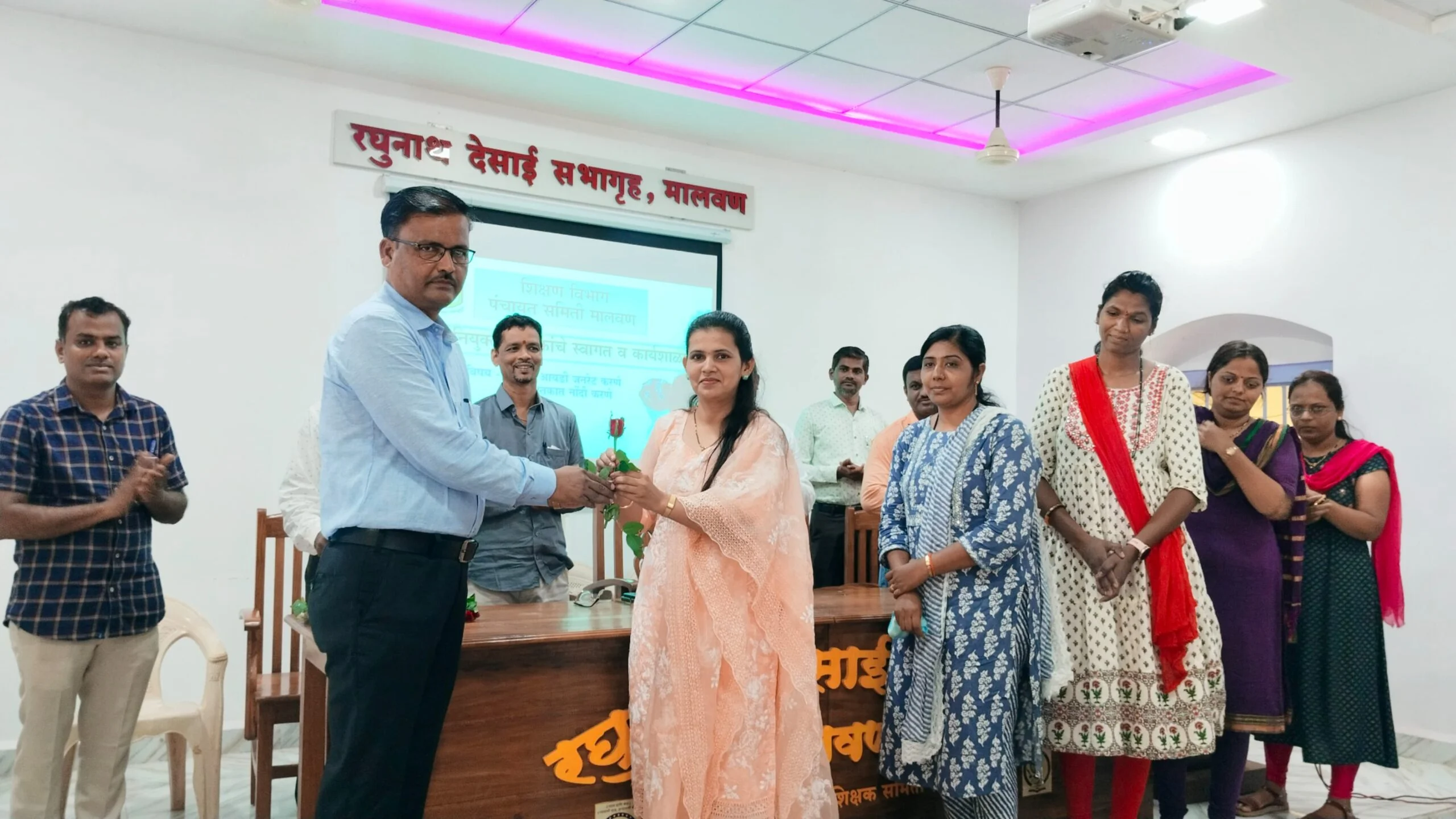 मालवण तालुक्यातील नवनियुक्त शिक्षकांचे स्वागत व मार्गदर्शन कार्यशाळा संपन्न.