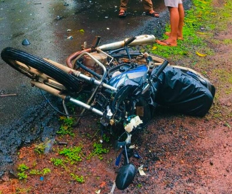 हडी येथे अपघातात दुचाकीस्वाराचा मृत्यू..!