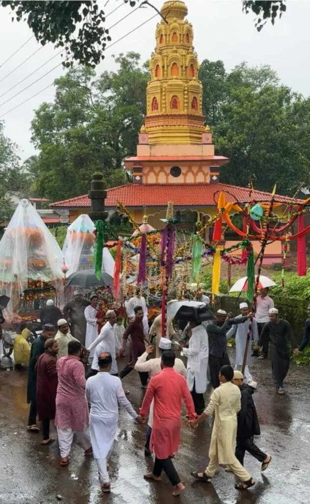 मसुरेत मोहरम निमित्त ताबूत मिरवणूक.
