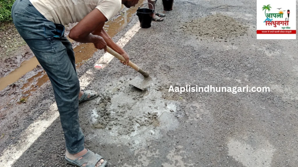 उबाठा शिवसेनेच्या पुढाकाराने रस्त्यांचे काम मार्गावर !