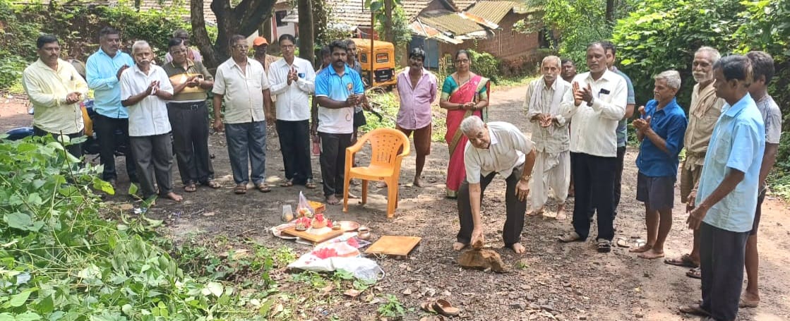 गोळवण धनगरवाडी रस्ता कामाचा शुभारंभ!                                तांडावस्ती विकास निधीसाठी भाजपचे मानले आभार