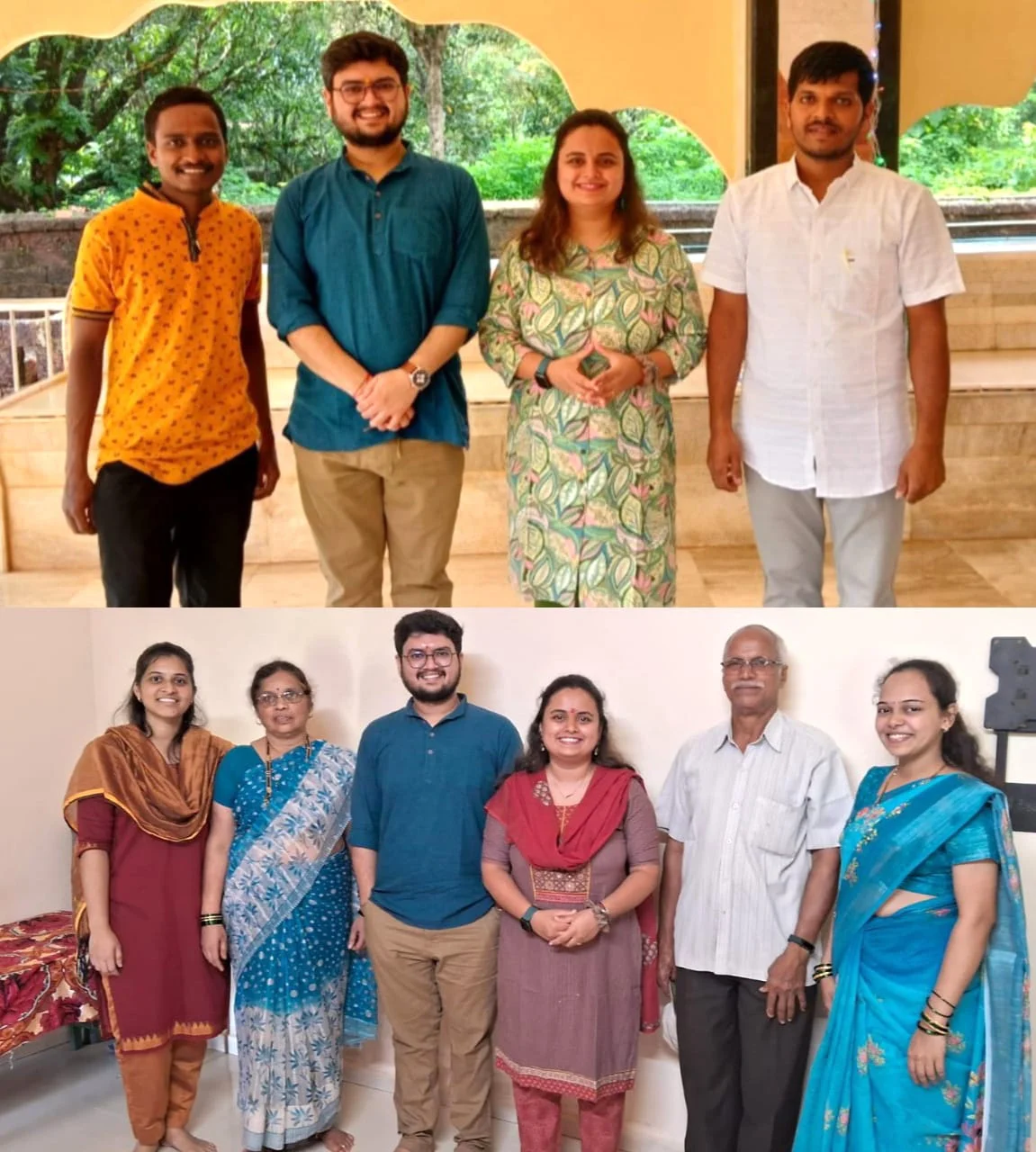 गायक दांपत्य प्रथमेश लघाटे आणि मुग्धा वैशंपायन चित्रीकरणासाठी साळशी गांवात..!