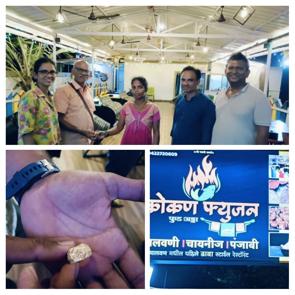 मालवणच्या हाॅटेल कर्मचारी महिलेचा प्रामाणिकपणा.