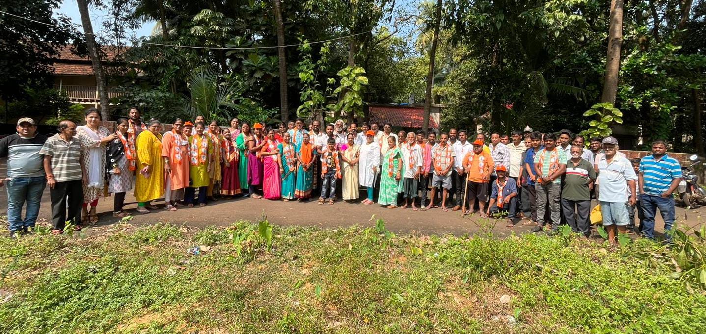 मालवणात बुथ क्र. १०० येथे आमदार वैभव नाईक यांच्या प्रचाराचा शुभारंभ.