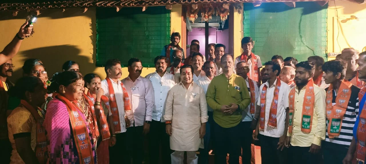 खांबाळे गावातील तिन्ही धनगर वस्त्या भाजपा मध्ये दाखल.