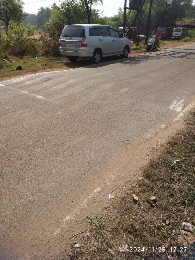 दुचाकीवरून पडून ज्येष्ठ महिला जखमी.