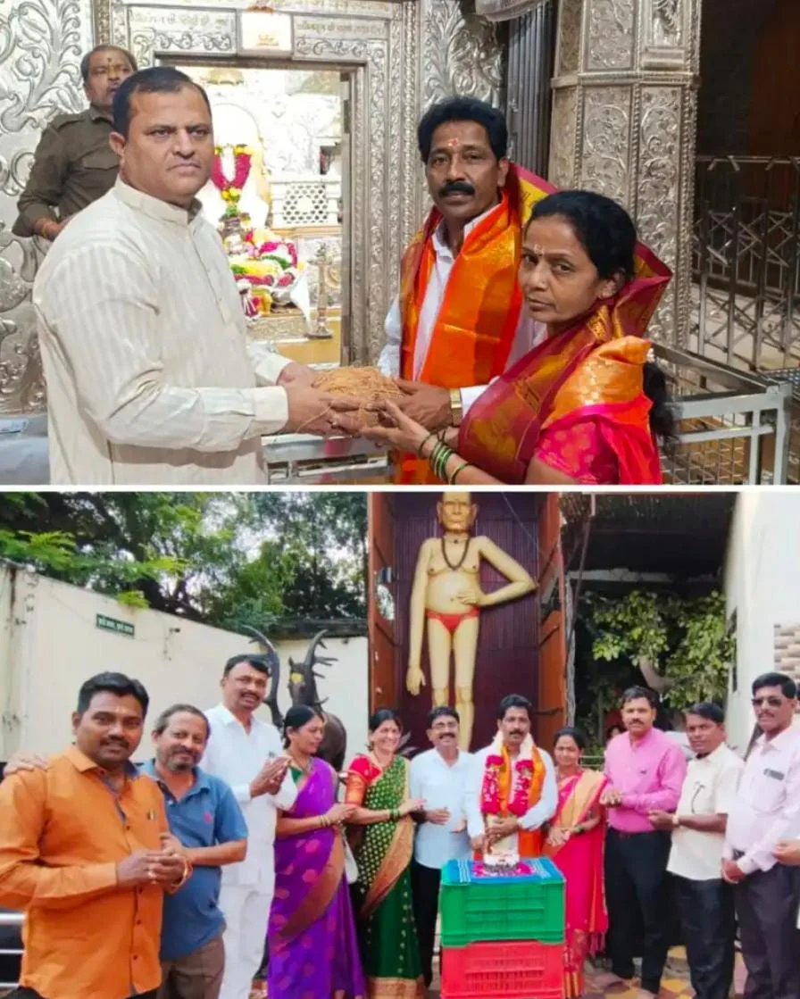 भाजपा जिल्हा उपाध्यक्ष अशोक सावंत यांचा वाढदिवस अक्कलकोट येथे साजरा.