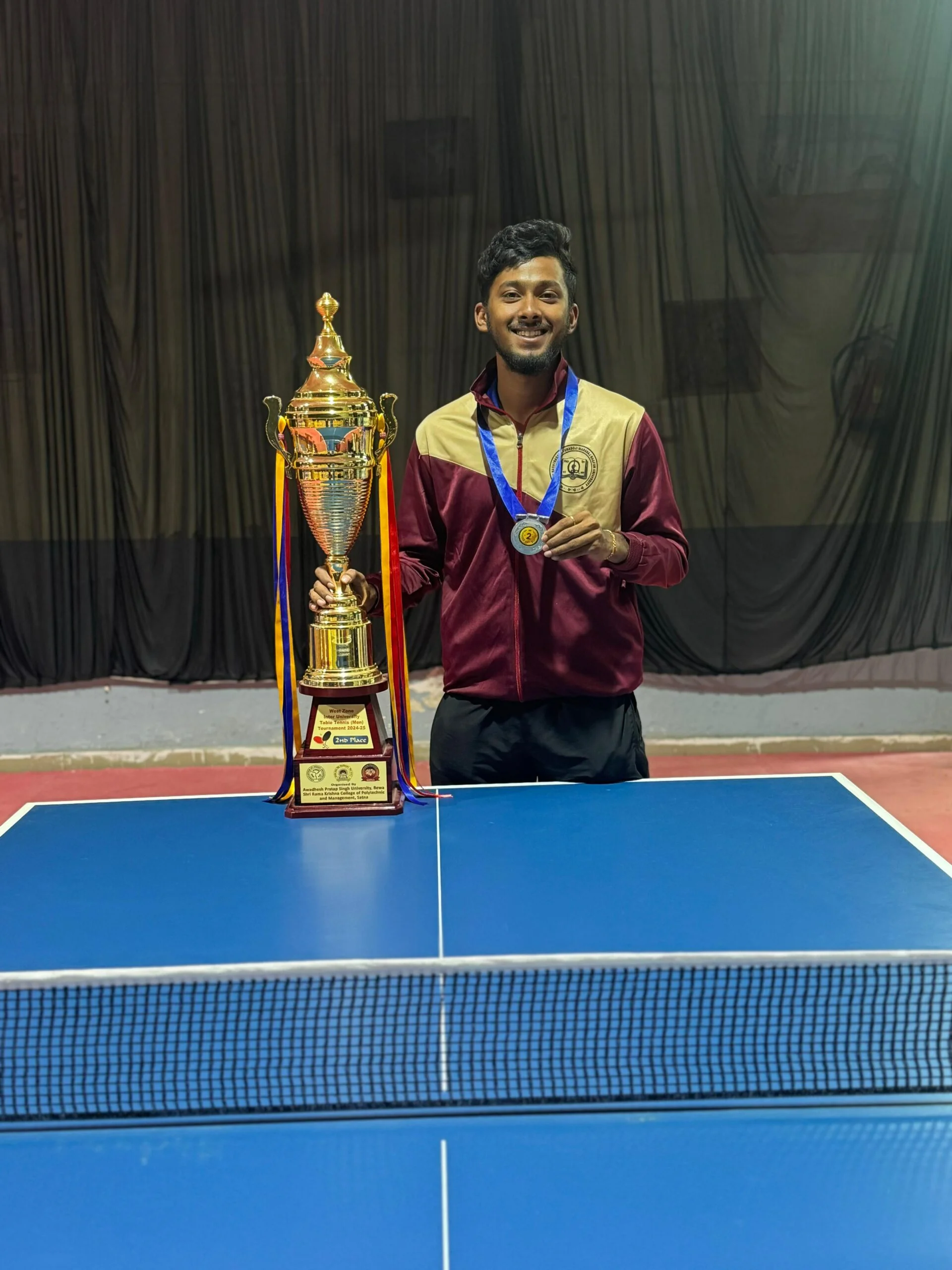 रजत तोरसकरची खेलो इंडिया आणि राष्ट्रीय टेबल टेनिस स्पर्धेसाठी दुसऱ्यांदा निवड.
