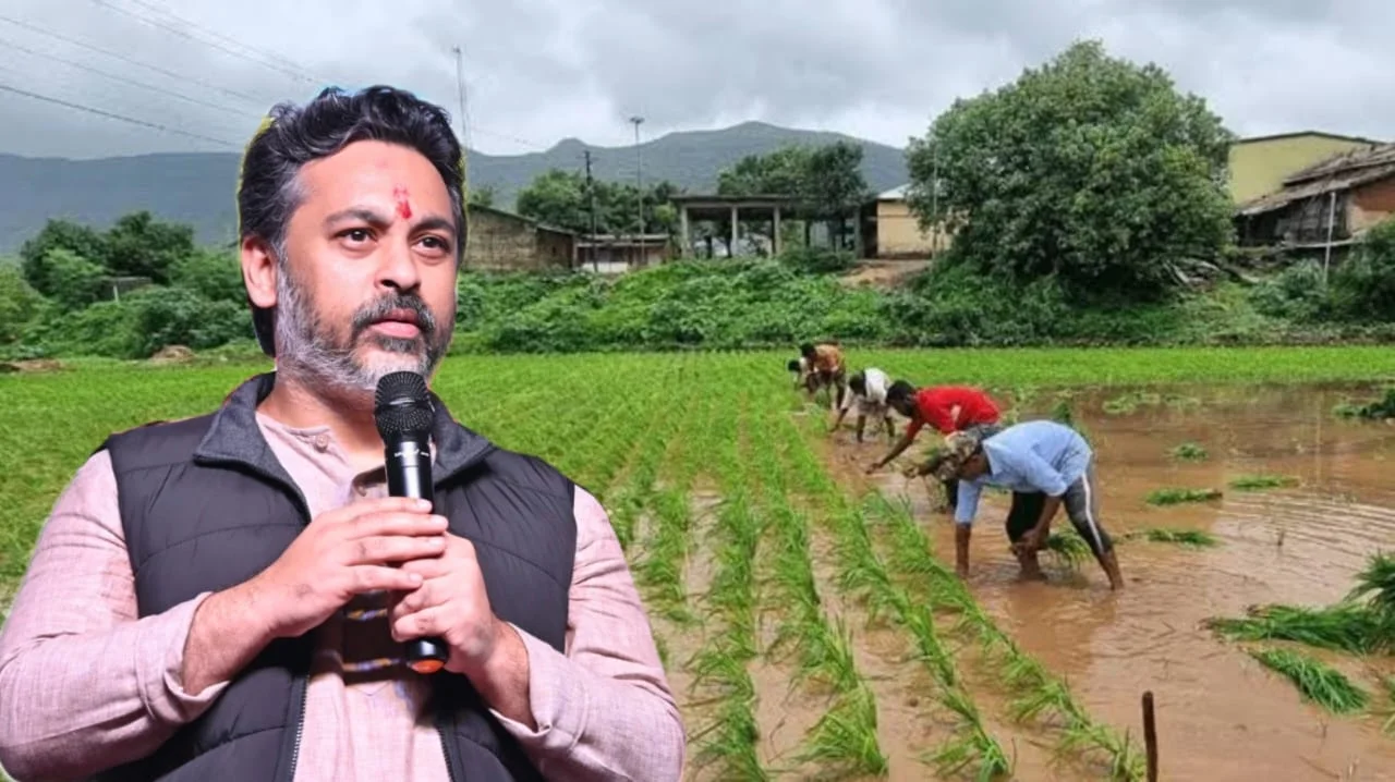 आ. निलेश राणे यांनी कोकणातील भात उत्पादक शेतकऱ्यांच्या समस्येकडे वेधले लक्ष.