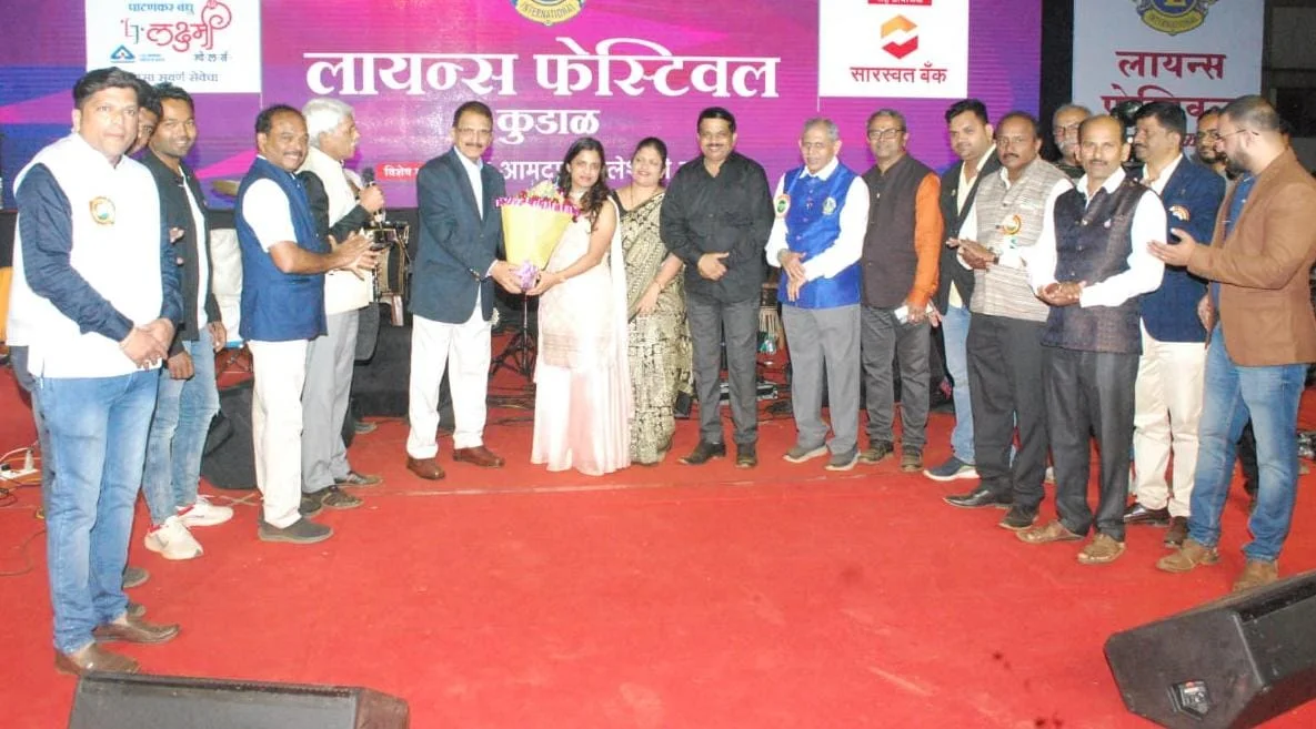 लायन्स फेस्टीव्हल मध्ये तन्वी कदमचा सत्कार.