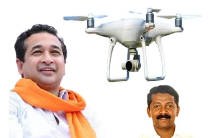 सेनापती नितेशजी राणे यांच्या हाती ड्रोनास्त्र : रविकिरण तोरसकर.