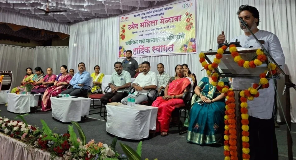 कुडाळ येथे उमेद महिला मेळावा आणि अवजार वाटप सोहळा संपन्न.
