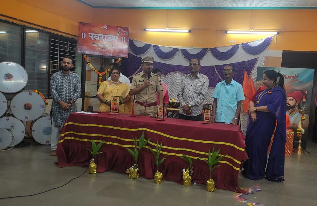 स्वराज्य ढोल ताशा पथकाचा वाद्यपूजन सोहळा आणि वादकांचा मेळावा उत्साहात.