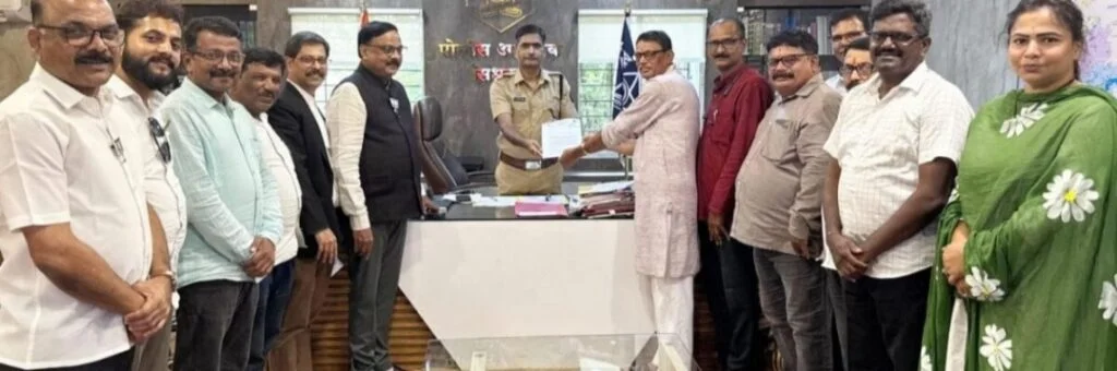 विश्व हिंदू परिषदेच्या वतीने राष्ट्रद्रोही घटनांसंबंधीत सिंधुदुर्ग पोलीस अधीक्षकांना निवेदन.