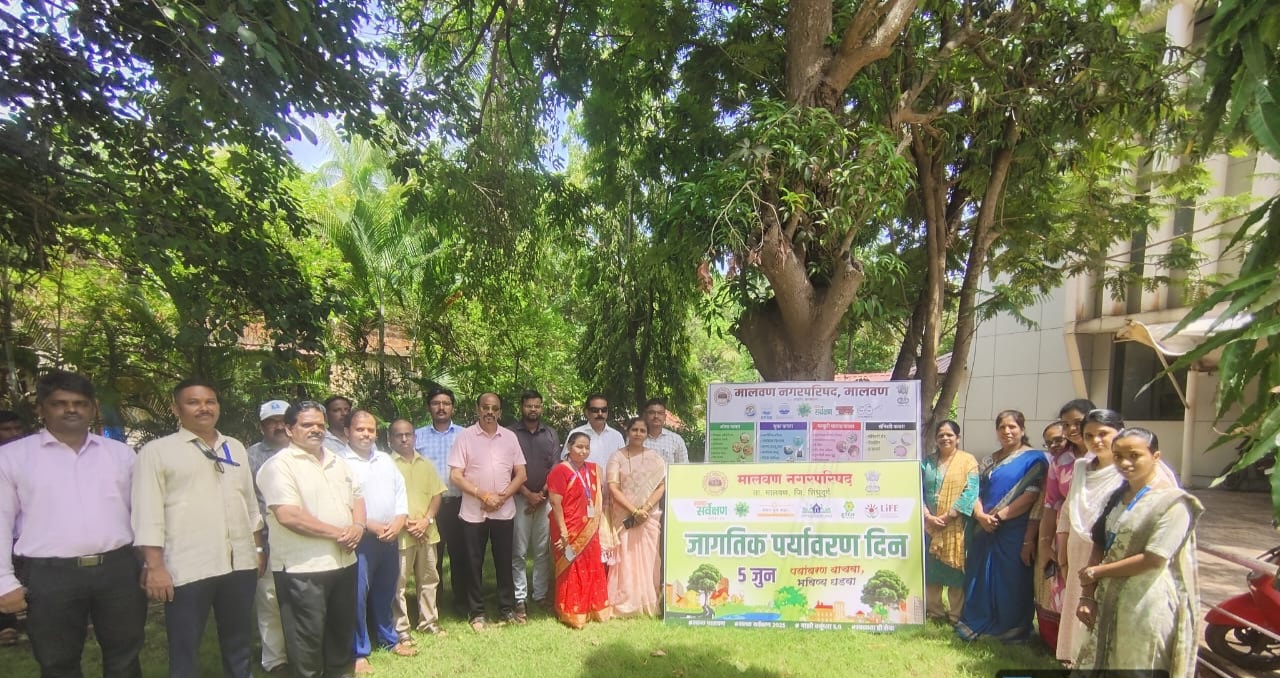मालवण नगरपरिषदेतर्फे वृक्षारोपण कार्यक्रम संपन्न.