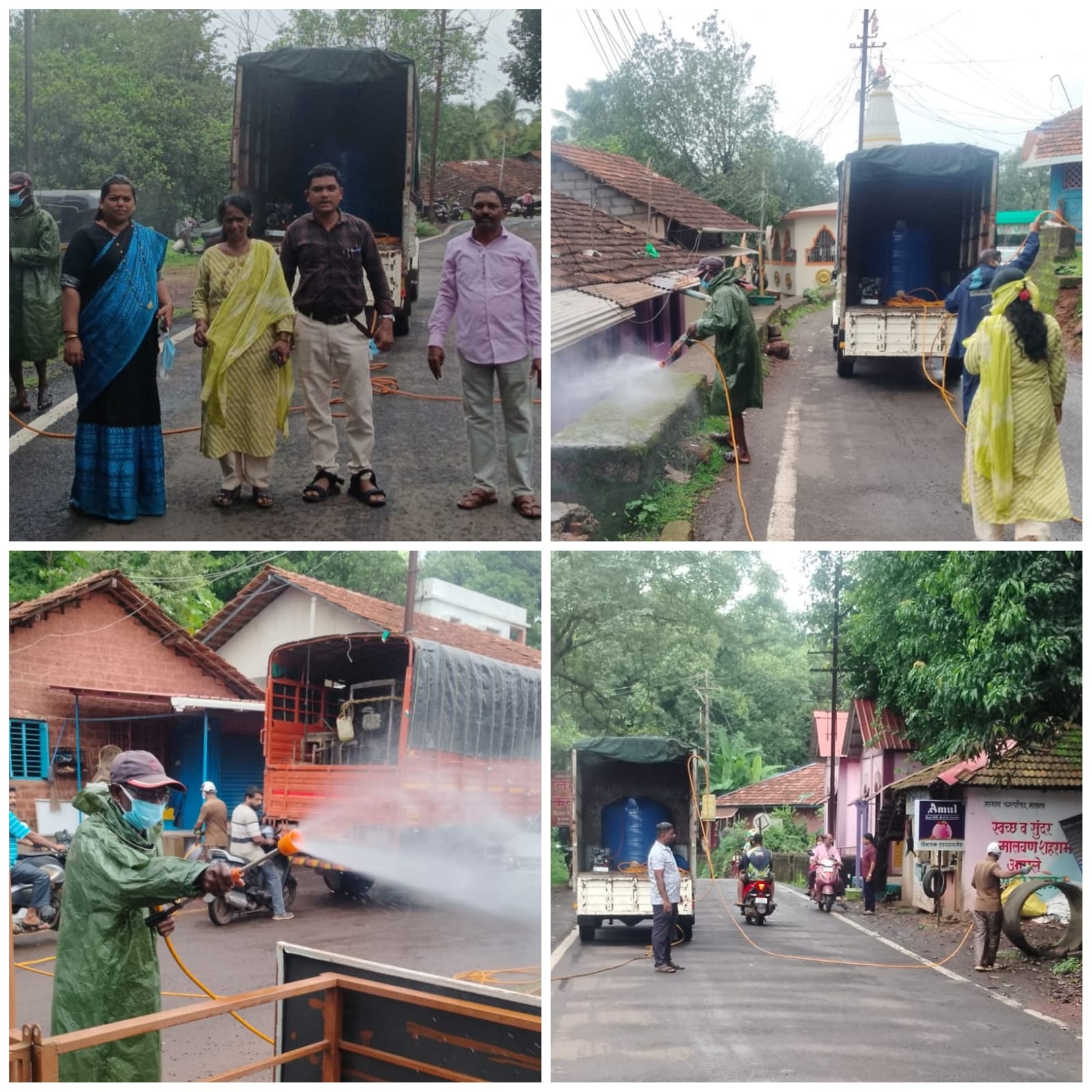 मालवण नगरपरिषदेच्या वतीने मच्छर प्रादुर्भाव रोखण्यासाठी विशेष औषध फवारणी मोहीम.