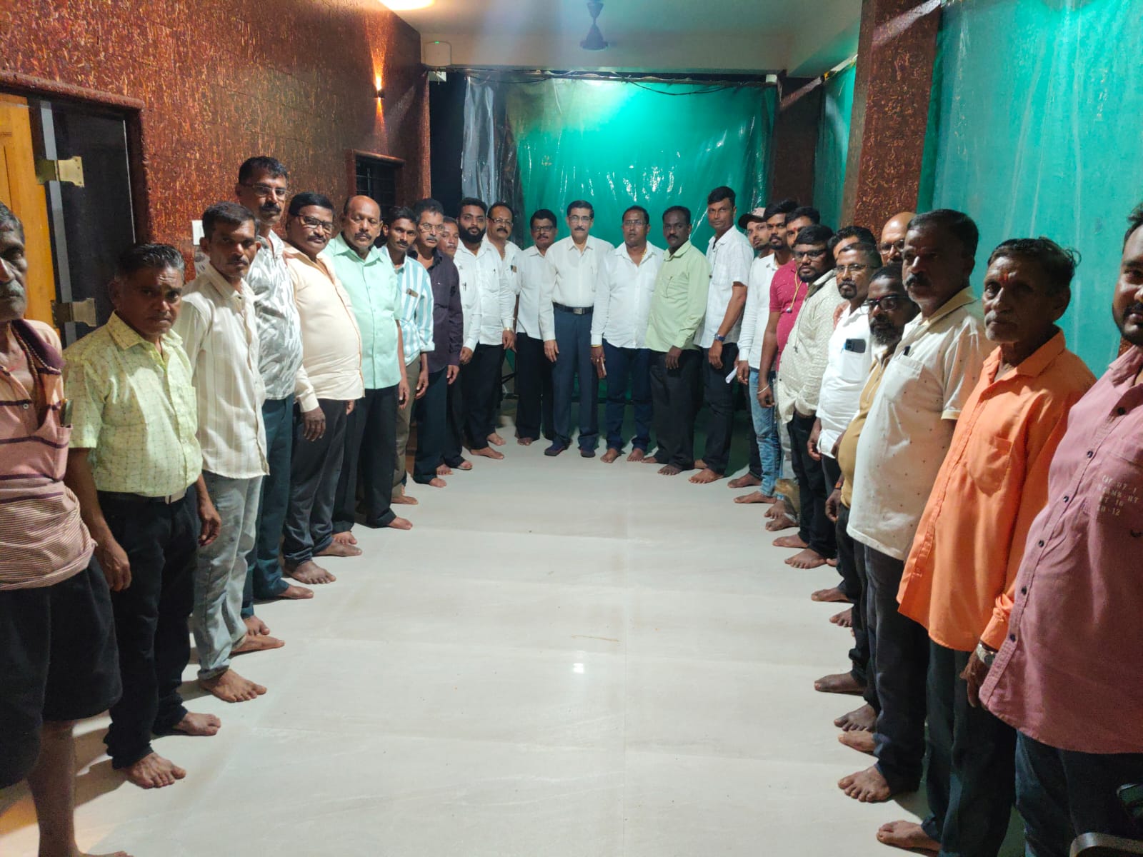 मसुरे येथे शिवसेनेची बि. एल. ए. संदर्भात आढावा बैठक संपन्न.
