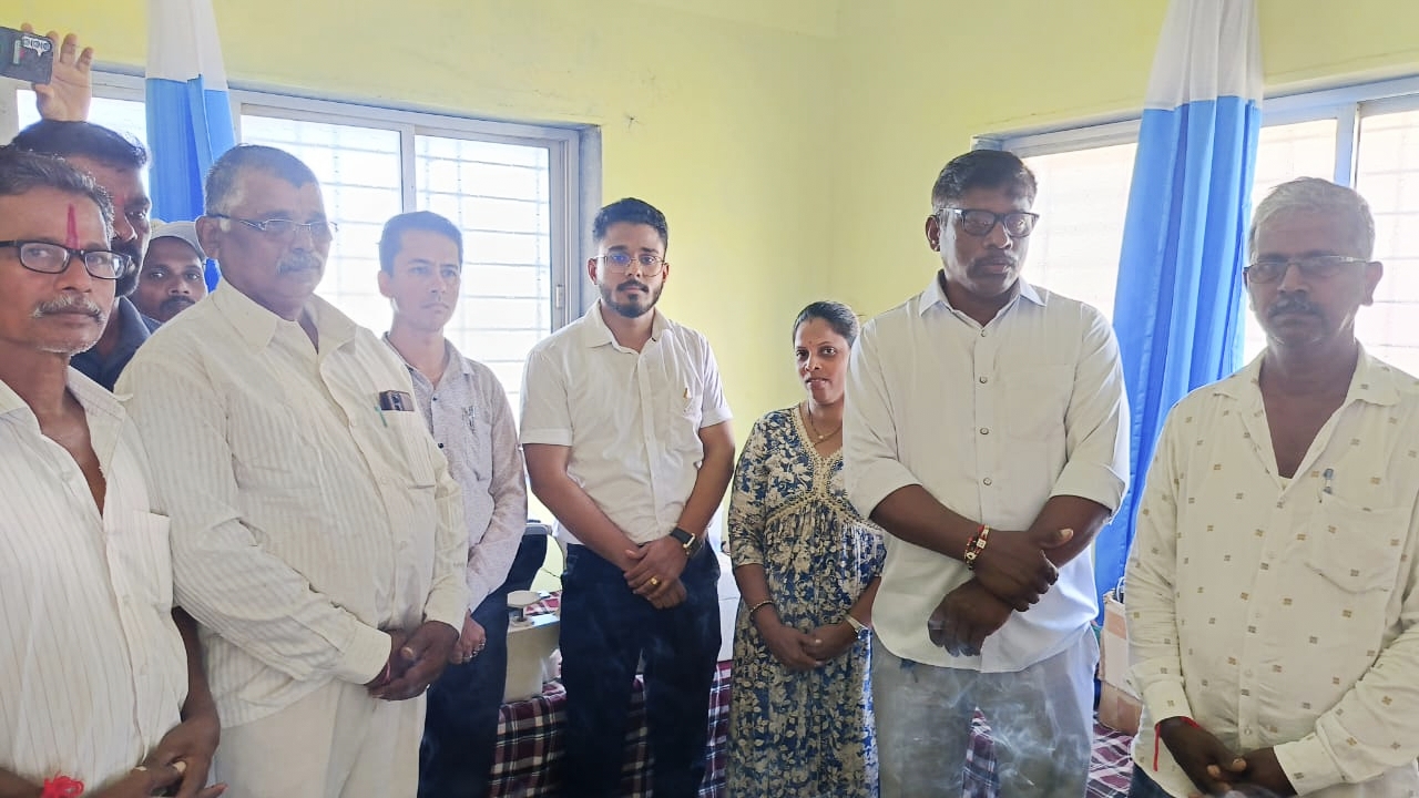 मुणगे येथे मोफत नेत्र तपासणी शिबिर संपन्न.