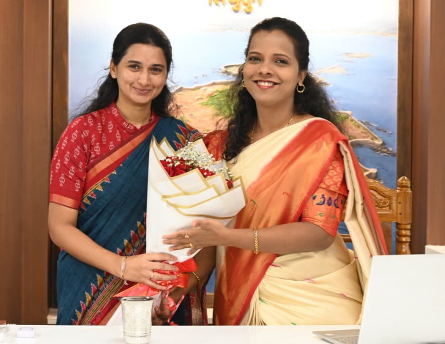 सिंधुदुर्ग जिल्हा परिषदेच्या मुख्य कार्यकारी अधिकारीपदी डॉ. अपूर्वा बासूर रुजू.